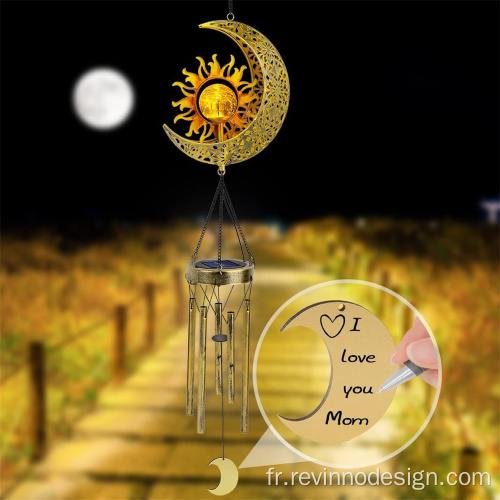 Sun Moon Solar Wind Chimes Cadeaux pour maman